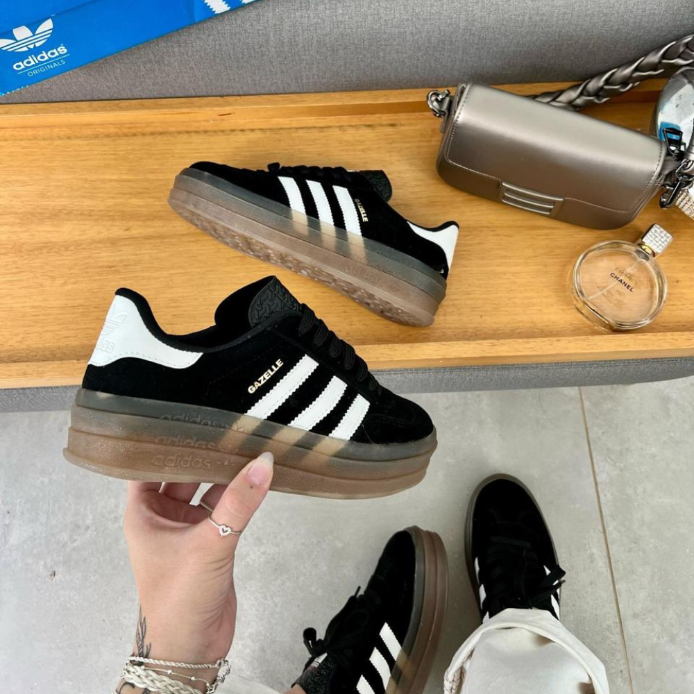 ADIDAS GAZELLE BOLD NEGRO