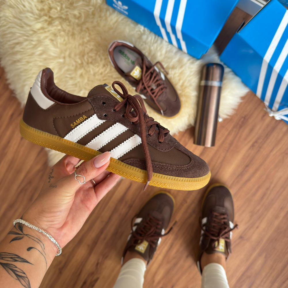ADIDAS SAMBA TRADICIONAL MARRON