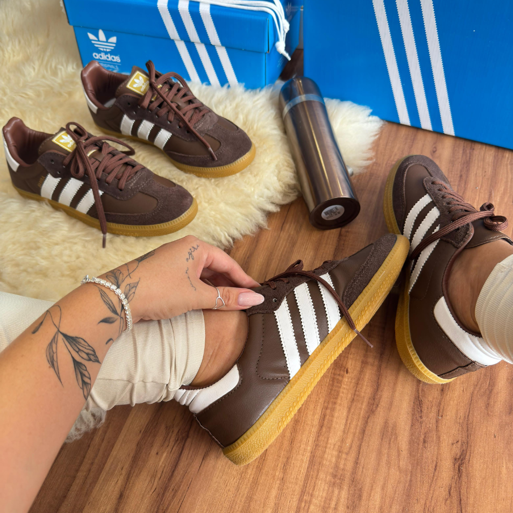 ADIDAS SAMBA TRADICIONAL MARRON