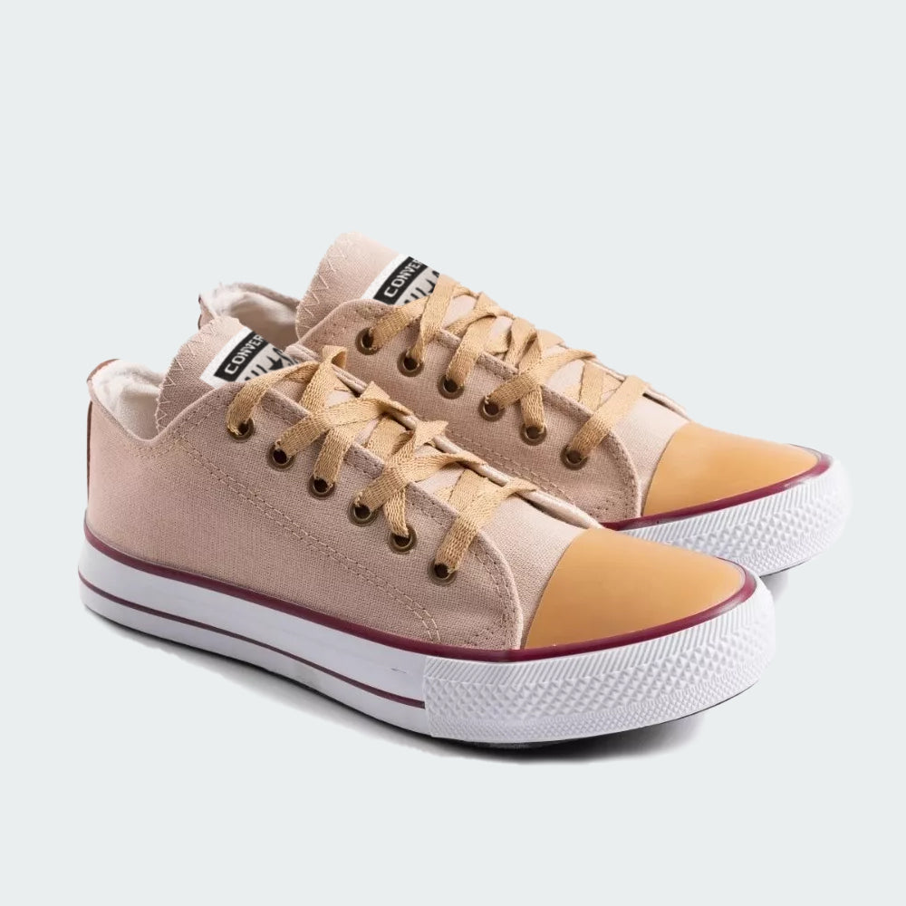 CONVERSE LONA BEIGE PLATAFORMA